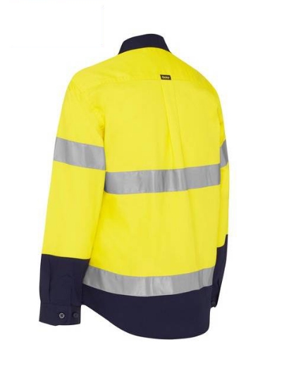 Picture of Bisley,Women's Taped Hi Vis Maternity Drill Shirt